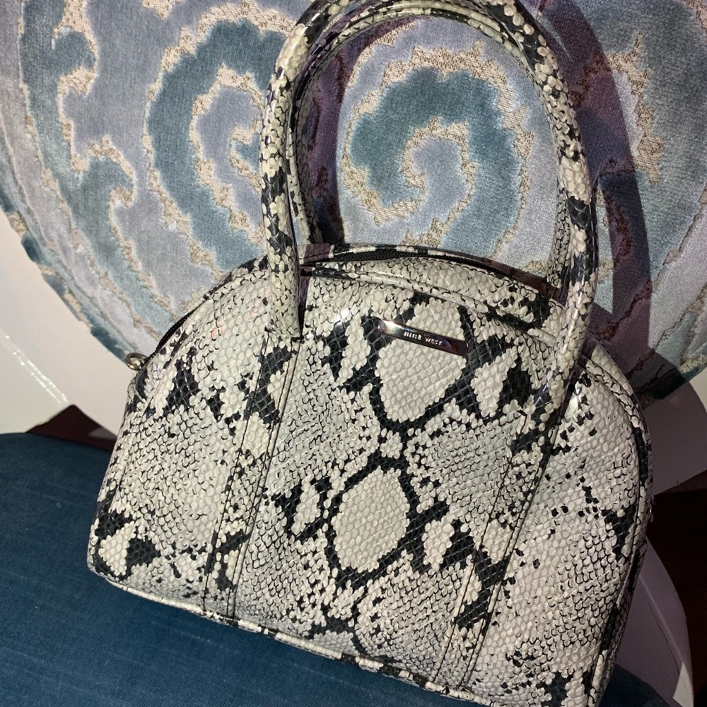 Nine West small snake print purse.